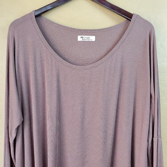 Michael Lauren Oversized Drop Shoulder Knit Top - Picture 3 of 11